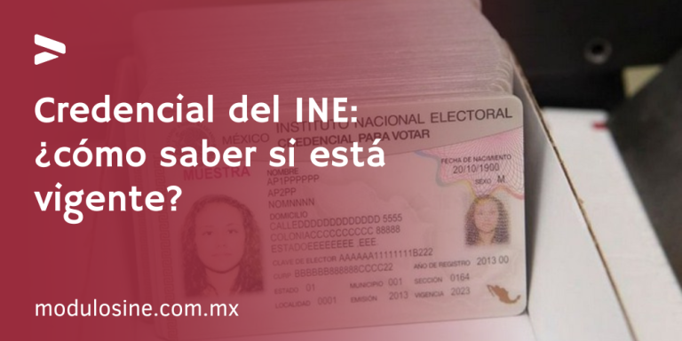 Credencial Del Ine ¿cómo Saber Si Está Vigente Modulos Del Ine 7354